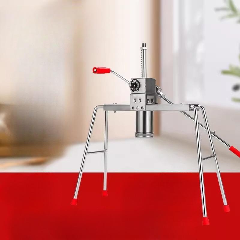 Household  Stainless Steel Noodles Maker Manual Pasta Pressing Machine Hand Crank Cutter