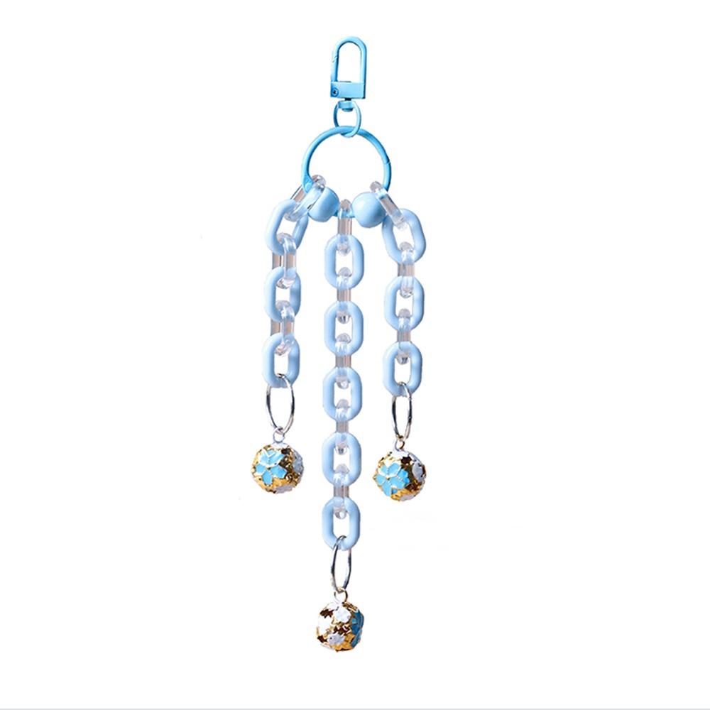 

Bite Resistant Bird Chain Bells Metal Bell Wear-resistant Bird Hanging Bell Ball Exercising Teeth Grinding Pet Self-play синий