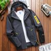 Unisex Windproof Hooded Jacket: Autumn/Winter Mountaineering Suit, Breathable Sports Outerwear