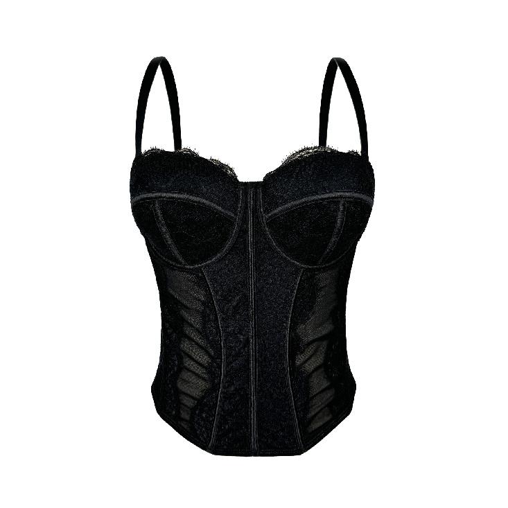 

Корсети, модний та елегантний жіночий одяг 40C/90 чорний