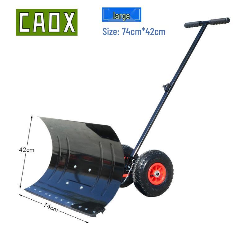 

CAOX Hand-Push Wheeled Snow Shovel