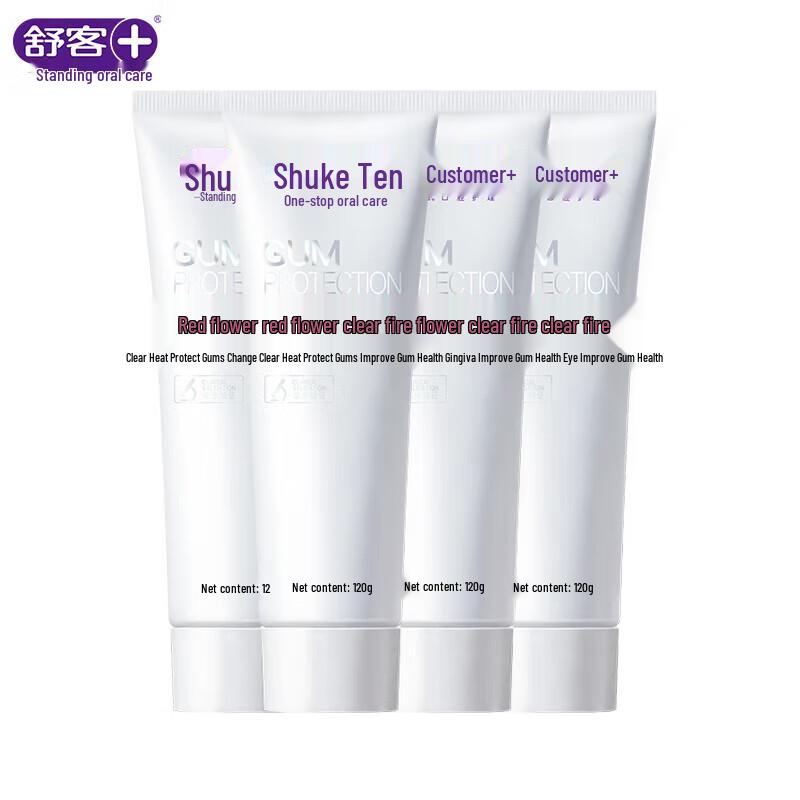 

Shuke Safflower Anti-Inflammatory Mint Toothpaste 4-Pack