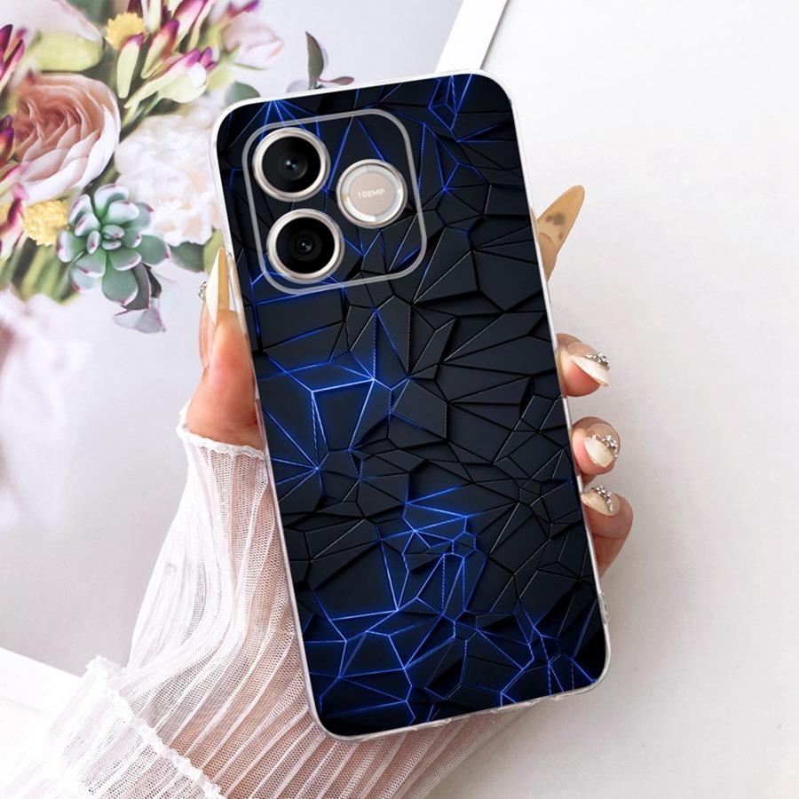 Pro Honor 600 Lite Pouzdro na telefon s počátečním písmenem pro Huawei Y6p Y 7 P Matný zadní kryt Ochrana fotoaparátu Nárazuvzdorná pouzdra