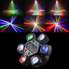 New Mini Six-Arm Disco Party DJ Laser KTV Atmosphere Light Remote Control Colorful Stage Effect Light