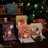 Julhälsningskort 3D Pop Up Julhälsningskort Jultomte gratulationskort med kuvert Nyårspresent till familjens vänner