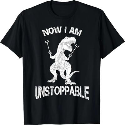 Now I'm Unstoppable Funny T-Rex Dinosaur T-Shirt