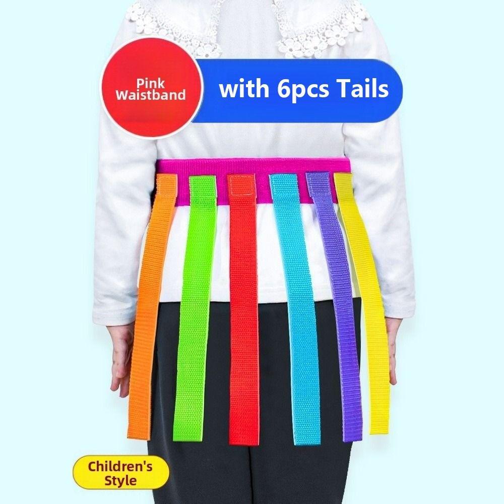 Multicolors Skill Training Catch Tail Props Fashion Pulling Tail Kindergarten Collective Game