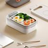 Rechargeable Nonrust Steel Lunch Box With Heating Accent Heats Food In 10 Minutes Without Water Food Container