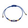 Evil Eye String Bracelet Adjustable Braided Rope Bracelet Good Luck Amulet Bracelet with Card Gift for Women Men Family Friends