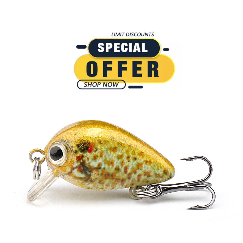 Limited Special Offer 3cm 1.5g Floating Wobblers for Bass Crankbaits Fishing Lure