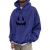 Unisex Casual Fashion Top With Drawstring Hoodie And Printed Sweatshirt