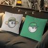 Art M-Malbon-n Maple Design Cushion Cover Happy Autumn Harvest Decor Holiday Decorati Pillow Cover
