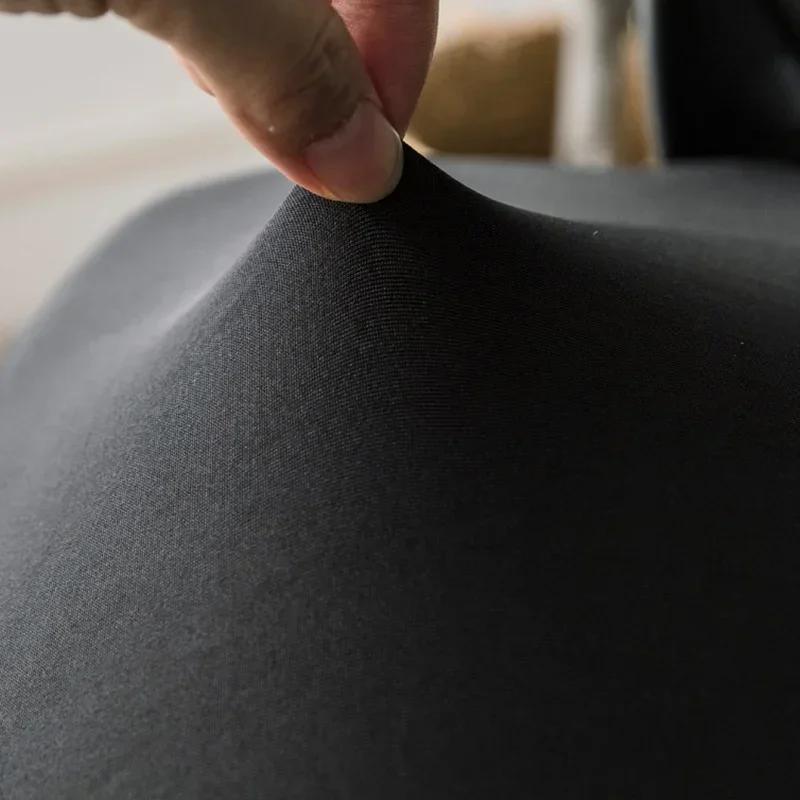 Elastic Office Computer Swivel Chair Covers Solid Color Gaming Armchair Protector Spandex Washable Chair Slipcover for Study