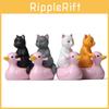 Cat Pvc Duck Cartoon Figurines Creative Micro Landscape Decor Party Accessories