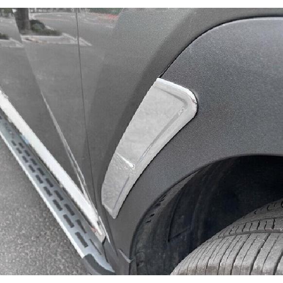 For Hyundai Tucson 2022-2024 Chrome Fornt Wheel Eyebrow Arches Fender Flares 2PC