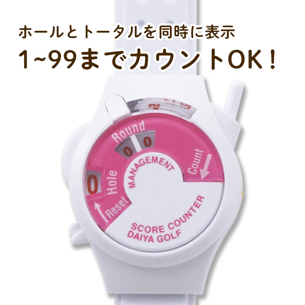 DAIYA GOLF Score Counter 462 Black AS-462