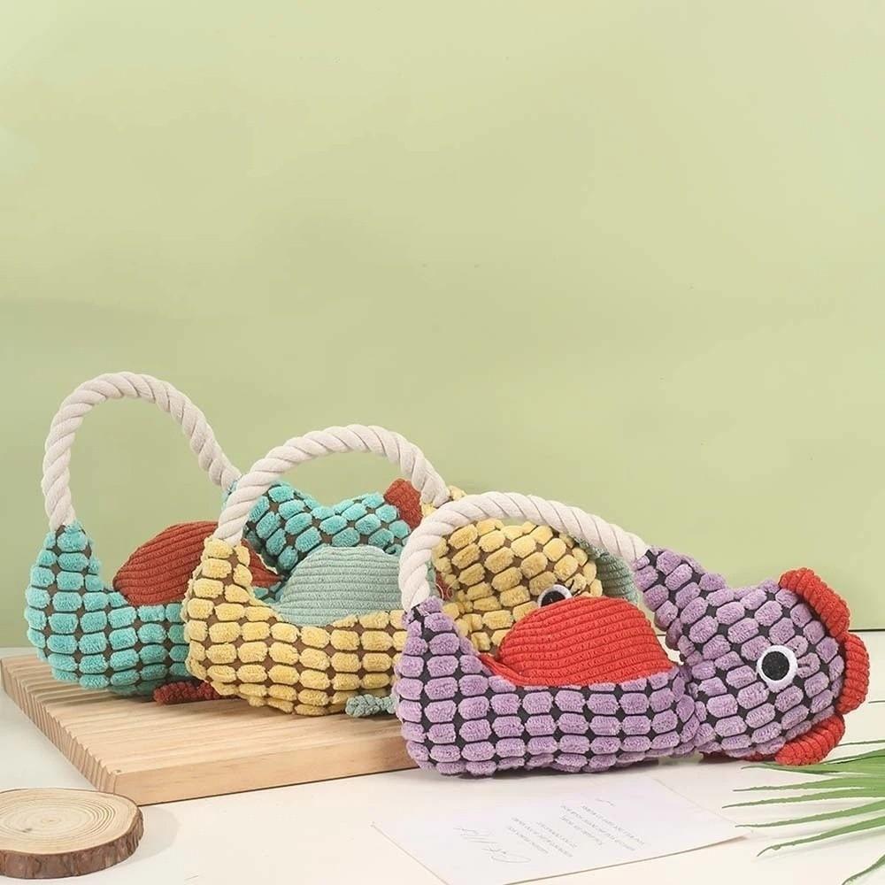 Funny Squeak Dog Bite Resistant Seahorse Interactive Squeak Interactive Design Pet Seahorse Puppy Dog