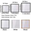 New Wall Mounted Travel Shadow Box Top Loading Transparent Memory Frame Boxes Square Simple Ticket Stub Memory Frame Home Decor