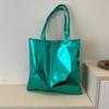 Borse tote lucide per le donne Borsa per la spesa ad alta capacità alla moda in pelle PU Borse a mano Borsa casual da donna Borsa a tracolla per ragazze