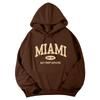 New casual sports sweater fleece hooded sports sweater men's and women's autumn and winter sports fashion
