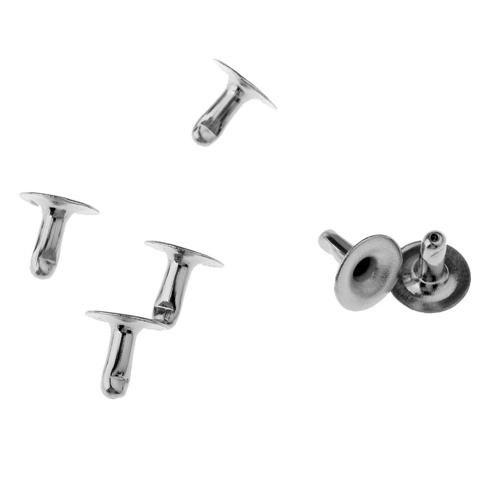 Buy 100 Pieces Single Cap Rapid Rivets DIY Leather Repair 6x4mm; 6x5mm