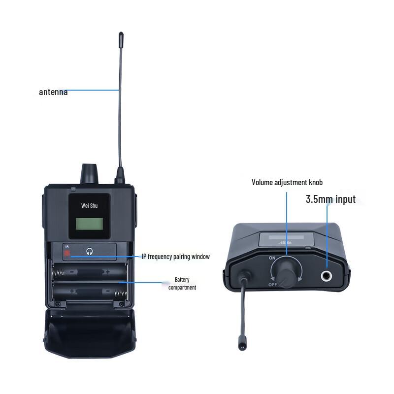 Weishu WS04 Professional Wireless In-Ear Monitor System (CN version)