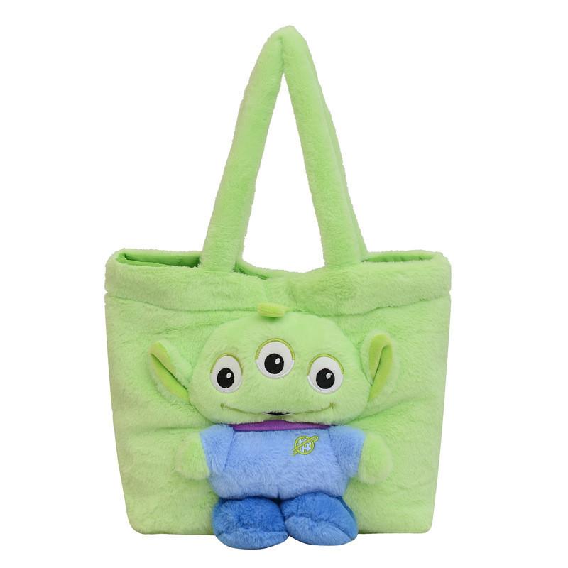 Plush Cute Lotso Small Crossbody Bag Sweet Street Handbag For Girls