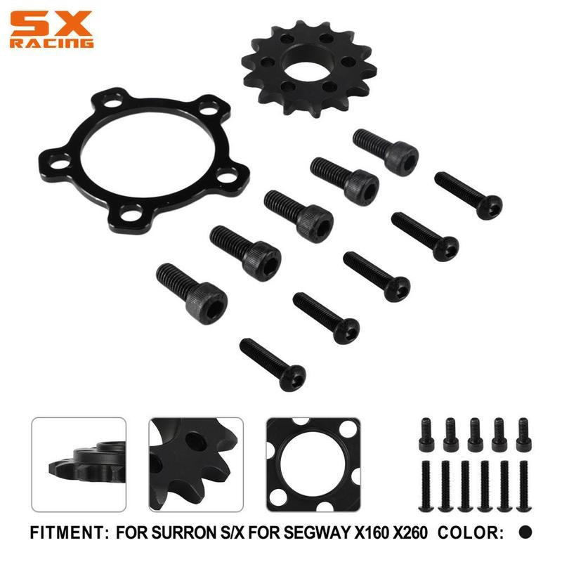 Motorcycle Parts Rear Wheel Widening Parts Chain Sprocket For SURRON Surron S/X SEGWAY X160 X260 Aluminum Electric Dirt Bike