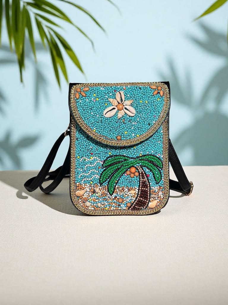 Boho Vintage Veske - Flerroms premium tekstur myk moteriktig allsidig håndlaget dusk risperler