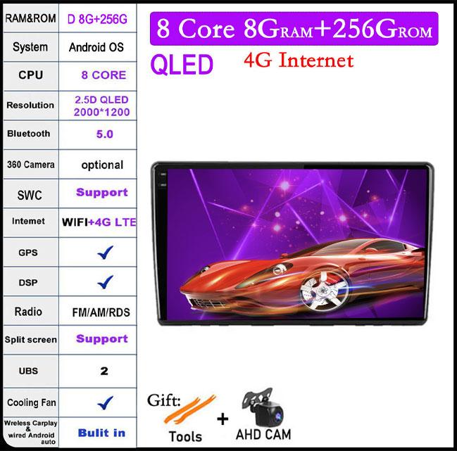 9 Inch For Kia Ceed ED 2006 2012 Android 14 Car Radio Video Multimedia QLED IPS Navigation GPS Stereo Screen Auto 4G+Wifi