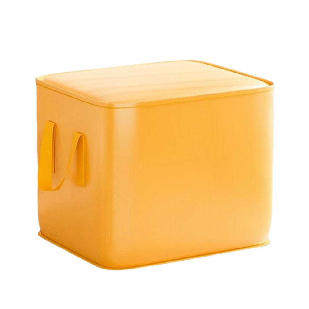 Clothes Dust Cover with Reinforced Handle Large Capacity Storage Bag Zipper Closure Waterproof Container