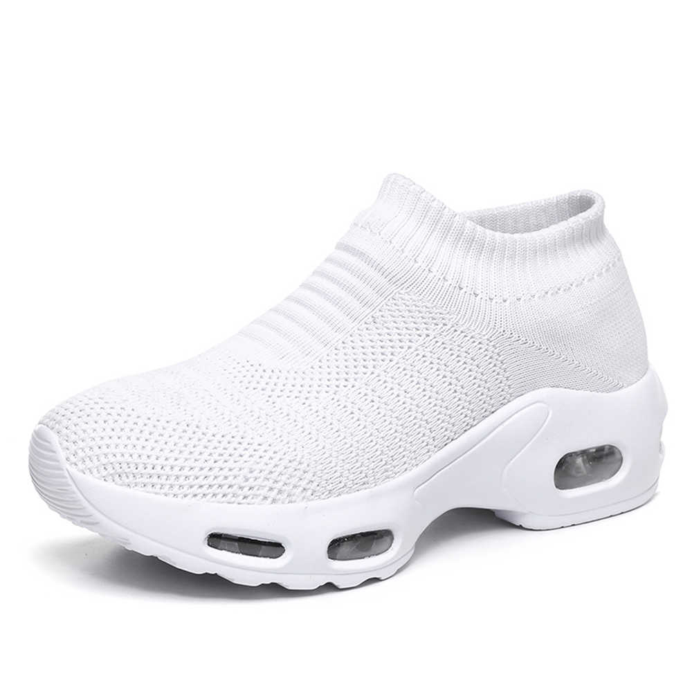 Fashion Two Tone Key Height Sport Sneakers Woman Loafers Casual Tennis For Lady Running Shoes Husband Hit Dropship Second Hand
