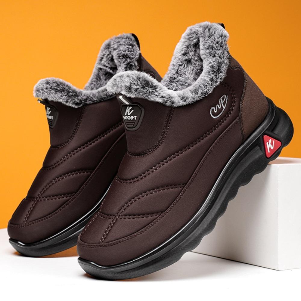 Cotton shoes winter warm snow boots men and women same style one-pedal cotton boots piled thickened high-top warm boots