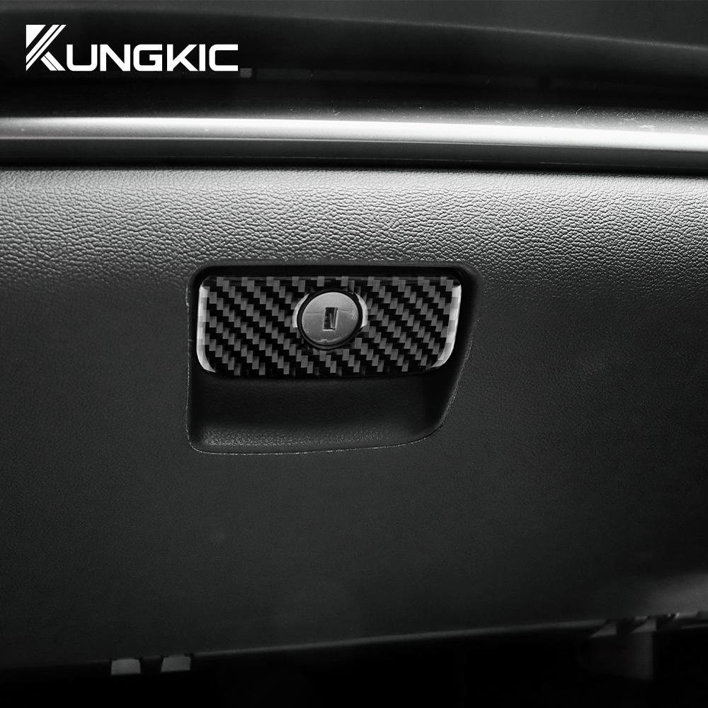 Real Soft Carbon Fiber Sticker For Subaru WRX/WRX STI 2025 2025 2025 LHD RHD Co-pilot Storage Box Handle Interior Accessories