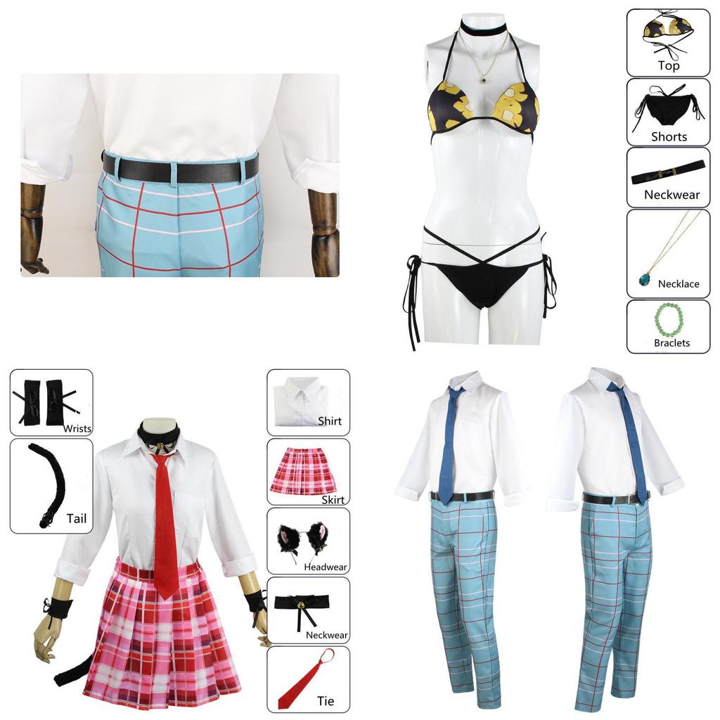My Dress-up Darling Wakana Gojo Cosplay Costume For Anime Fans Pure Lovely Marin Swimsuit Nurse Outfit Catgirl Gift