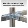 Non Welding Pipe Joint Buckle Adjustable Shelf Bracket New Elbow Fixed Buckle  Pipe Fitting
