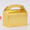 White Cardboard Handheld Cake & Biscuit Baking Box - Disposable Takeaway Packaging.