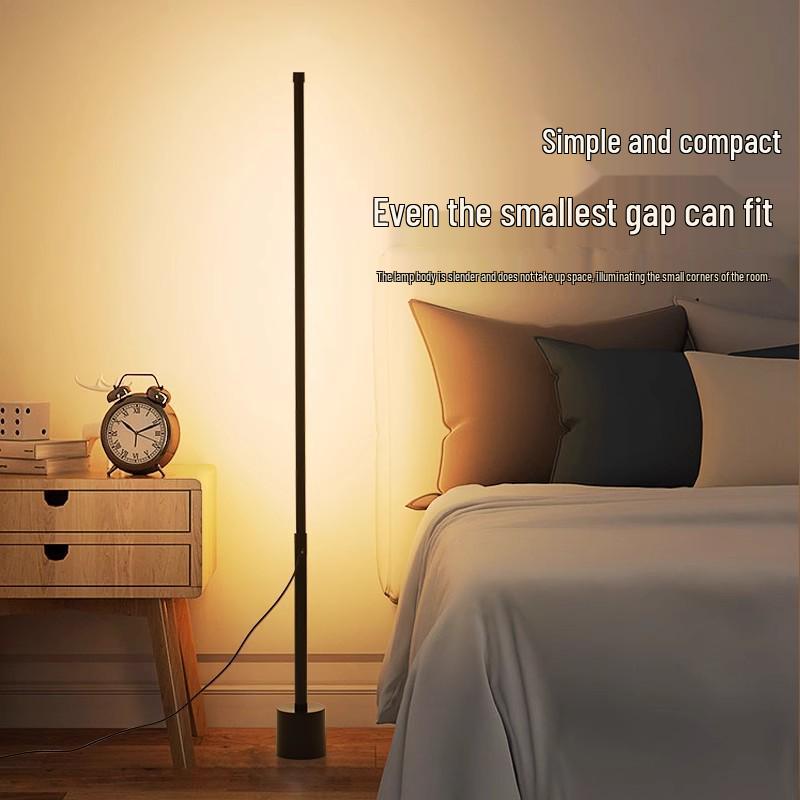 Smart LED Floor Lamp with Voice Control and Remote for Bedroom and Living Room