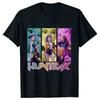 Dame T-skjorte Klær Kpop Demon Hunter HuntrX Grafiske Topper Dame T-skjorte Mote Koreansk Casual Harajuku Kortermet T-skjorte