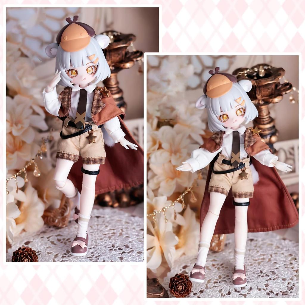 Blind Doll Blind Scale BJD Articulated Anime Gift for Ages Made of PVC Includes Collectible Figure Box 1/8 Doll, Figure, Doll, Girls, 15+, & ABS,