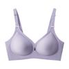 Plus Size Thin Cup Seamless Wireless Bra Water Drop Soft Jelly Cup Gathered Comfort Daily Intimates for Women