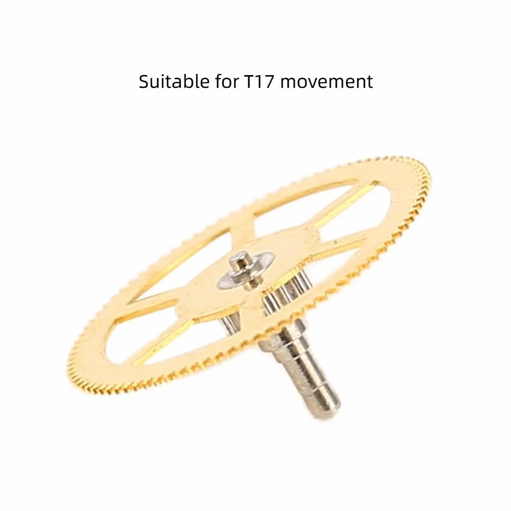 Kleine Größe Mittlere Rad Goldene Uhr Ersatzteile Uhrwerk Komponente Defekte Teile Ersatz