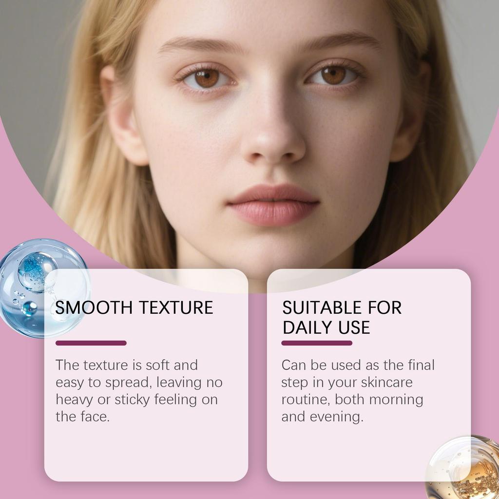 Calcium Collagen Moisturizing Cream Smooth texture, easy to absorb, gentle formula, various skin types, daily moisturization