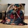 Winged Warrior with Sword for All Seasons Blanket Lunch Break Throw Gift
