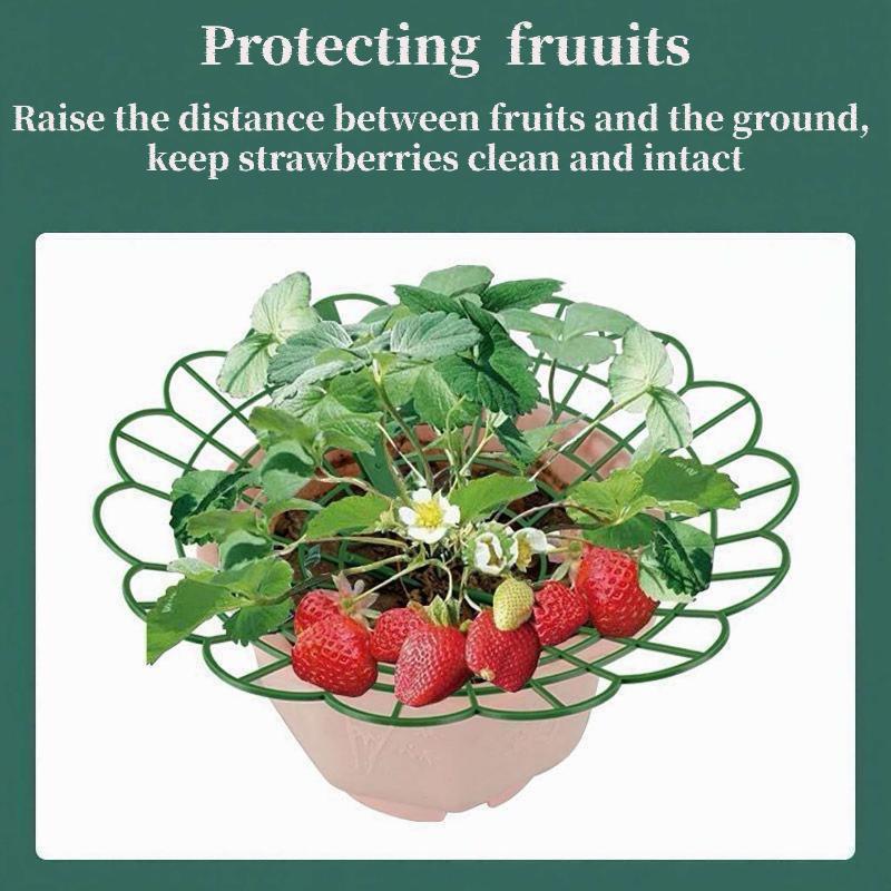 10Pcs Durable Watermelon Support Rack 3-Legged Reusable Strawberry Planting Holder Plant Protector for Farm Vegetable Growing