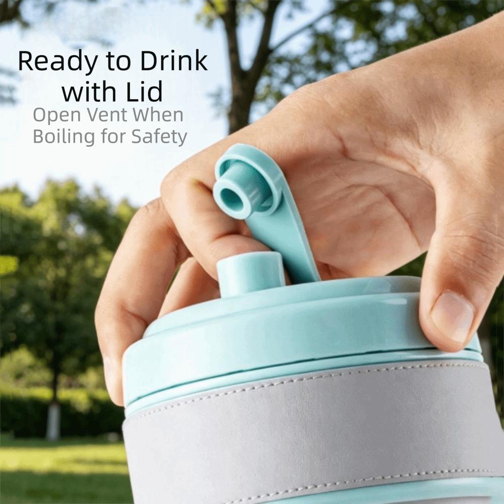 Portable Electric Kettle Foldable Heating Water Cup Small Household Portable Water Boiler  Trip Use