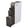 Narrow Slim Cabinet with Rolling Wheels Storage Floor Cabinet Side   for Home Bathroom Living Room