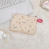 Cartoon Quilted Makeup Bag - Small Clutch & Coin Purse