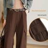 Women's Cotton Straight Cargo Pants