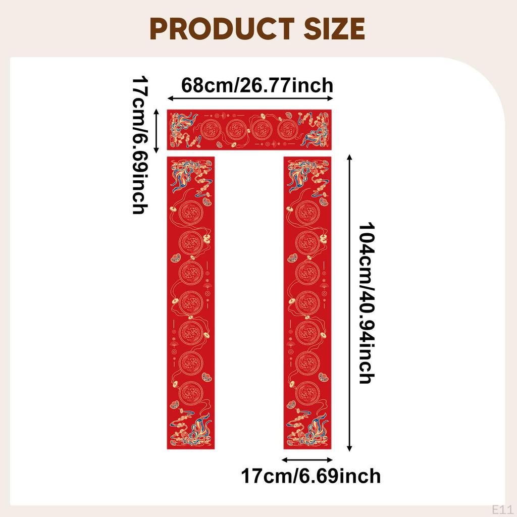 5 Sets Blank Couplet Paper Decor Chunlian Red Xuan for Store Restaurant Shop Office Home